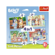 Puzzle 4w1 Bluey i jej świat 34637